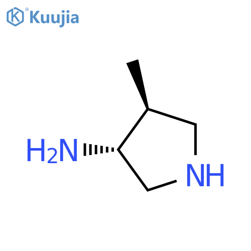 (3R,4S)-4-methylpyrrolidin-3-amine structure
