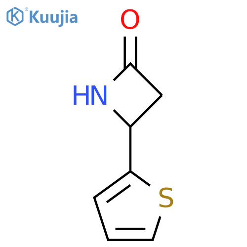 4-(Thiophen-2-yl)azetidin-2-one structure