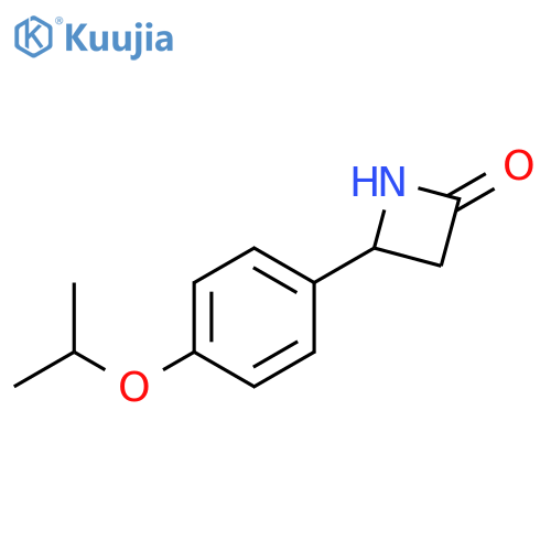 4-4-(propan-2-yloxy)phenylazetidin-2-one structure