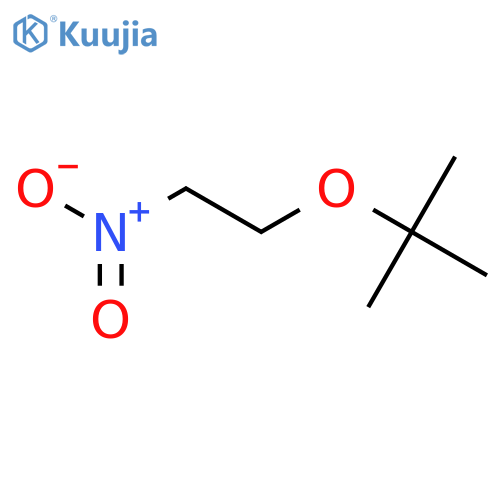 2-methyl-2-(2-nitroethoxy)propane structure
