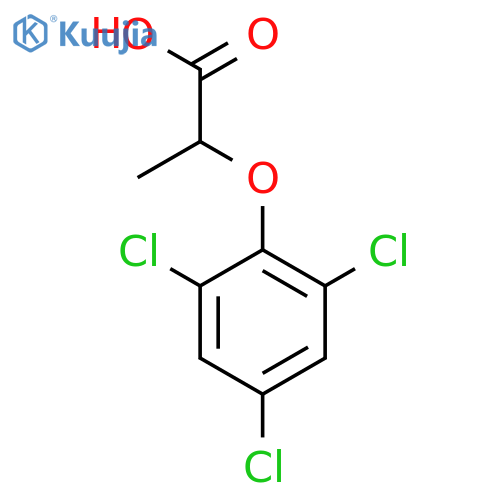 2-(2,4,6-Trichlorophenoxy)Propionic Acid structure