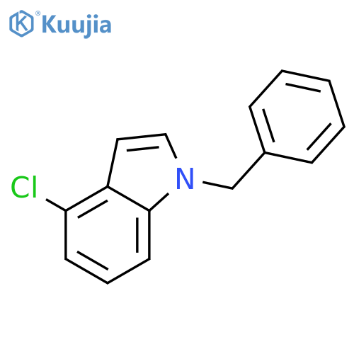 1-Benzyl-4-chloro-1H-indole structure