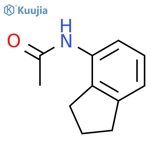 Acetamide, N-(2,3-dihydro-1H-inden-4-yl)- structure
