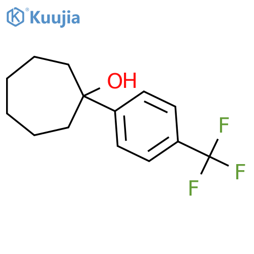 1-(4-(Trifluoromethyl)phenyl)cycloheptanol structure
