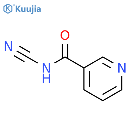 N-cyanopyridine-3-carboxamide structure