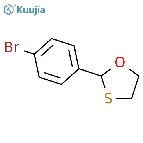 1,3-Oxathiolane, 2-(4-bromophenyl)- structure