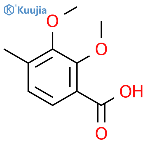 Benzoic acid, 2,3-dimethoxy-4-methyl- structure