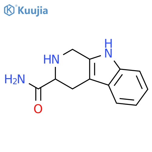 1H-Pyrido[3,4-b]indole-3-carboxamide, 2,3,4,9-tetrahydro- structure