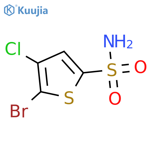 5-Bromo-4-chlorothiophene-2-sulfonamide structure