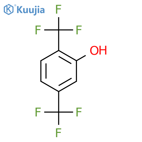 2,5-Bis(trifluoromethyl)phenol structure