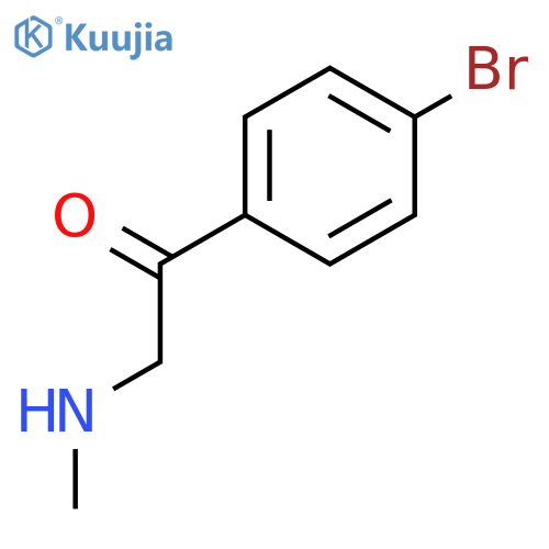 1-(4-bromophenyl)-2-(methylamino)ethan-1-one structure