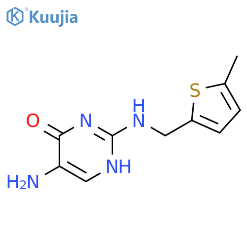 4(1H)-Pyrimidinone, 5-amino-2-[[(5-methyl-2-thienyl)methyl]amino]- structure