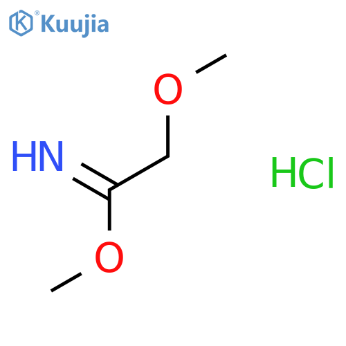 methyl 2-methoxyethanecarboximidate hydrochloride structure