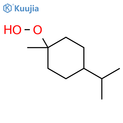 Hydroperoxide,1-methyl-4-(1-methylethyl)cyclohexyl (9CI) structure