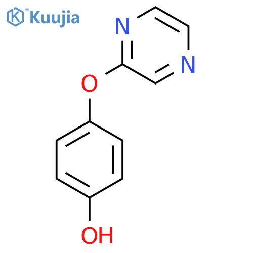 4-(Pyrazin-2-yloxy)phenol structure