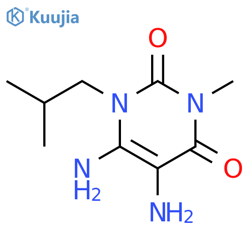 4,5-Diamino-3-isobutyl-1-methylpyrimidine-2,6-dione structure