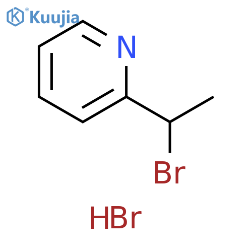 2-(1-bromoethyl)pyridine hydrobromide structure