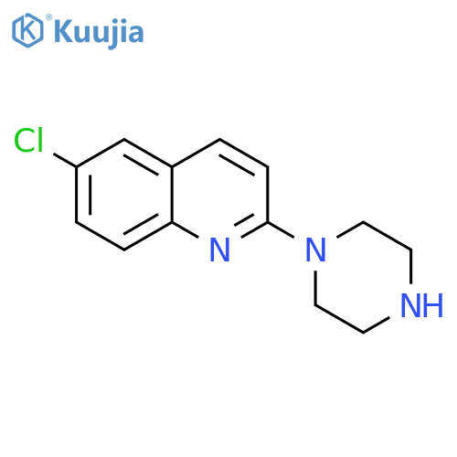 6-Chloro-2-Piperazin-1-Yl-Quinoline structure