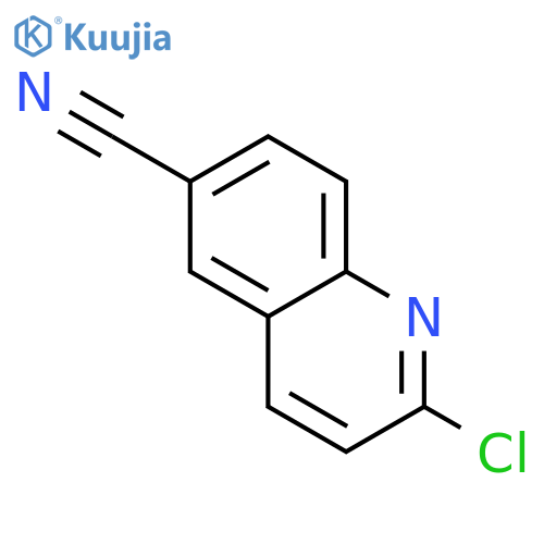 2-Chloroquinoline-6-carbonitrile structure
