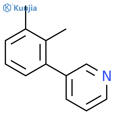 Pyridine, 3-(2,3-dimethylphenyl)- structure