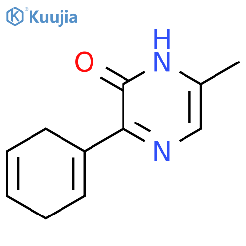 2(1H)-Pyrazinone, 3-(1,4-cyclohexadien-1-yl)-6-methyl- structure