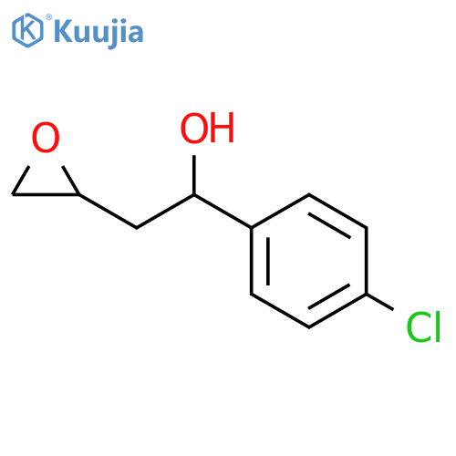 2-Oxiraneethanol, α-(4-chlorophenyl)- structure
