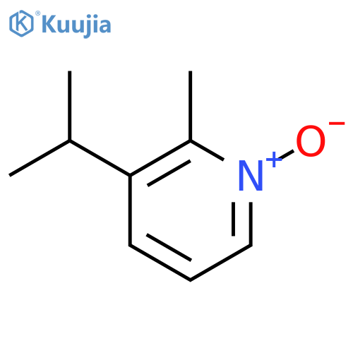 Pyridine,2-methyl-3-(1-methylethyl)-, 1-oxide structure