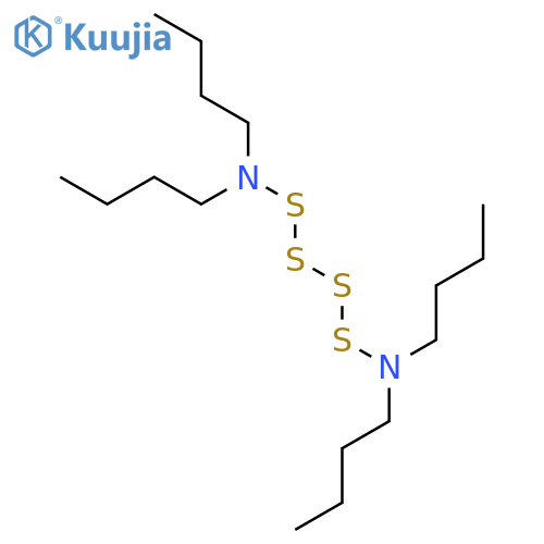 N1,N1,N4,N4-Tetrabutyltetrasulfane-1,4-diamine structure