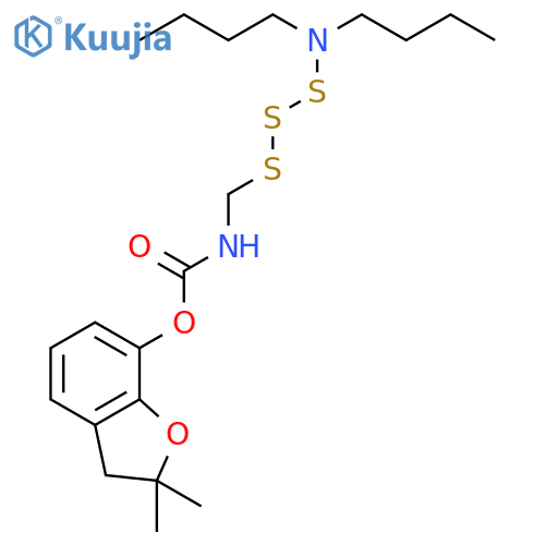 Carbofuran N,N-Dibutyl-3λ1-trisulfan-1-amine structure