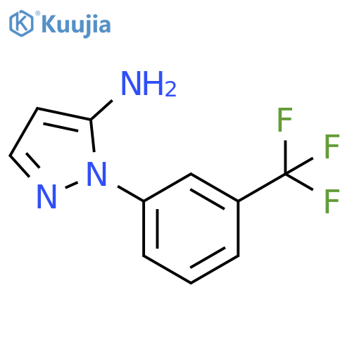 1-[3-(Trifluoromethyl)phenyl]-1H-pyrazol-5-amine structure