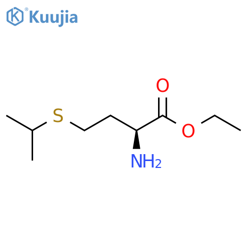 ethyl 2-amino-4-(propan-2-ylsulfanyl)butanoate structure