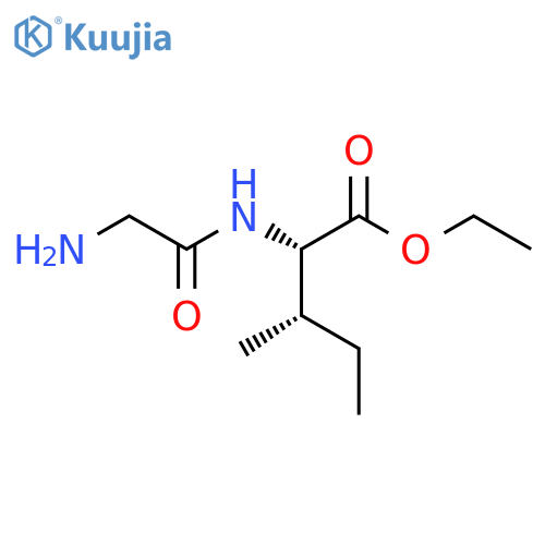 ethyl (2S,3S)-2-(2-aminoacetamido)-3-methylpentanoate structure