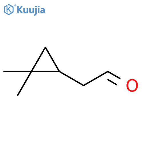 2-(2,2-dimethylcyclopropyl)acetaldehyde structure