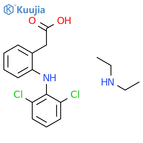 Diclofenac diethylamine structure