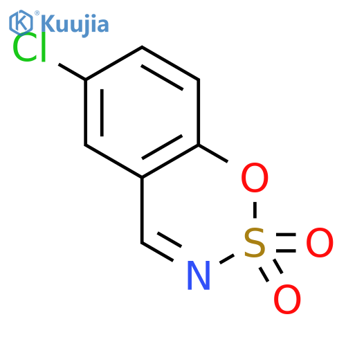 1,2,3-BENZOXATHIAZINE, 6-CHLORO-, 2,2-DIOXIDE structure