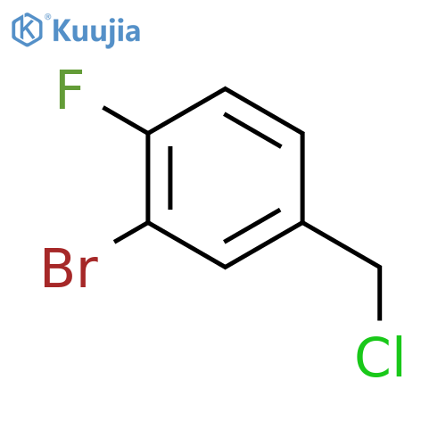 2-Bromo-4-(chloromethyl)-1-fluorobenzene structure