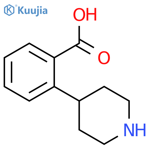 2-(Piperidin-4-yl)benzoic acid structure