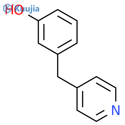 Phenol, 3-(4-pyridinylmethyl)- structure