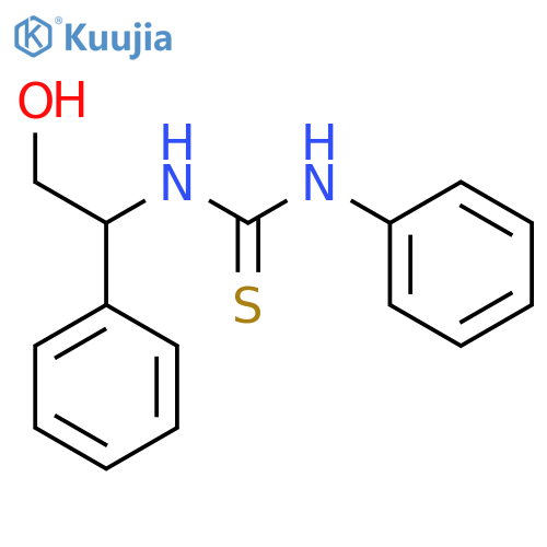 THIOUREA, N-(2-HYDROXY-1-PHENYLETHYL)-N'-PHENYL- structure