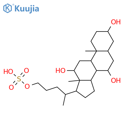 Cholane-3,7,12,24-tetrol; (3α,5β,7α,12α)-form, 24-Sulfate structure