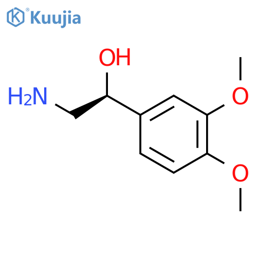 (1S)-2-amino-1-(3,4-dimethoxyphenyl)ethan-1-ol structure
