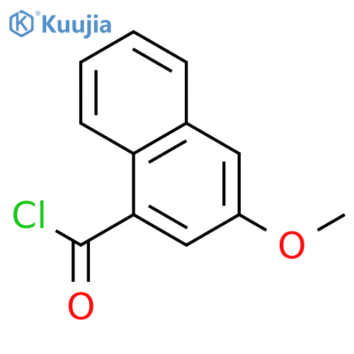 1-Naphthalenecarbonyl chloride, 3-methoxy- structure