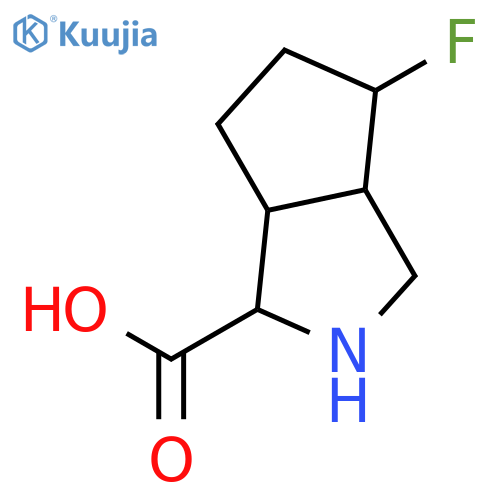 Cyclopenta[c]pyrrole-1-carboxylicacid, 4-fluorooctahydro- structure