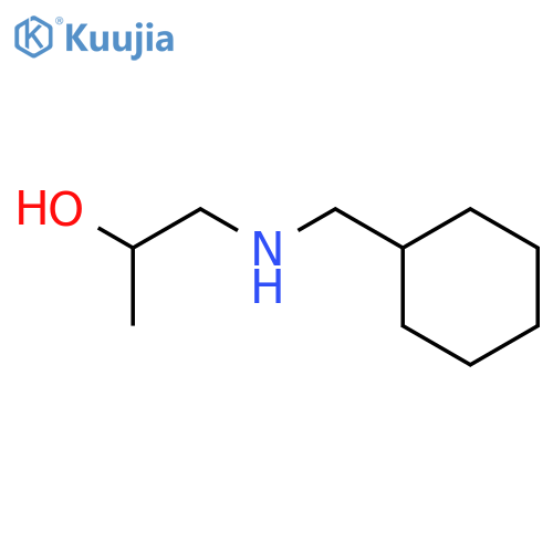 2-Propanol, 1-(cyclohexylmethylamino)- structure