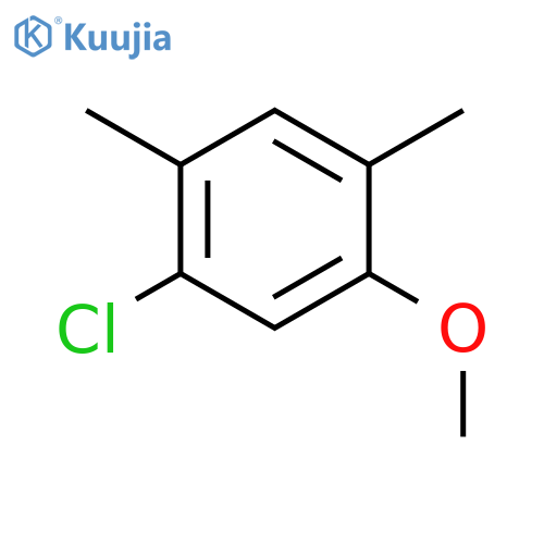 Benzene, 1-chloro-5-methoxy-2,4-dimethyl- structure