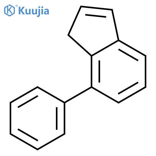 1H-Indene, 7-phenyl- structure