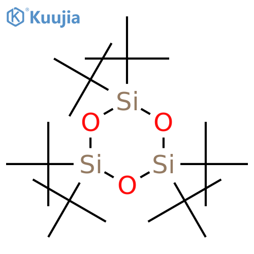 Cyclotrisiloxane, hexakis(1,1-dimethylethyl)- structure