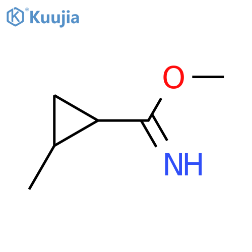 Methyl 2-methylcyclopropane-1-carboximidate structure
