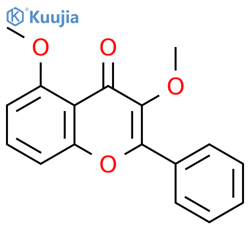4H-1-Benzopyran-4-one,3,5-dimethoxy-2-phenyl- structure