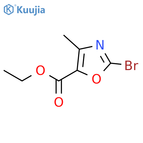 Ethyl 2-bromo-4-methyloxazole-5-carboxylate structure